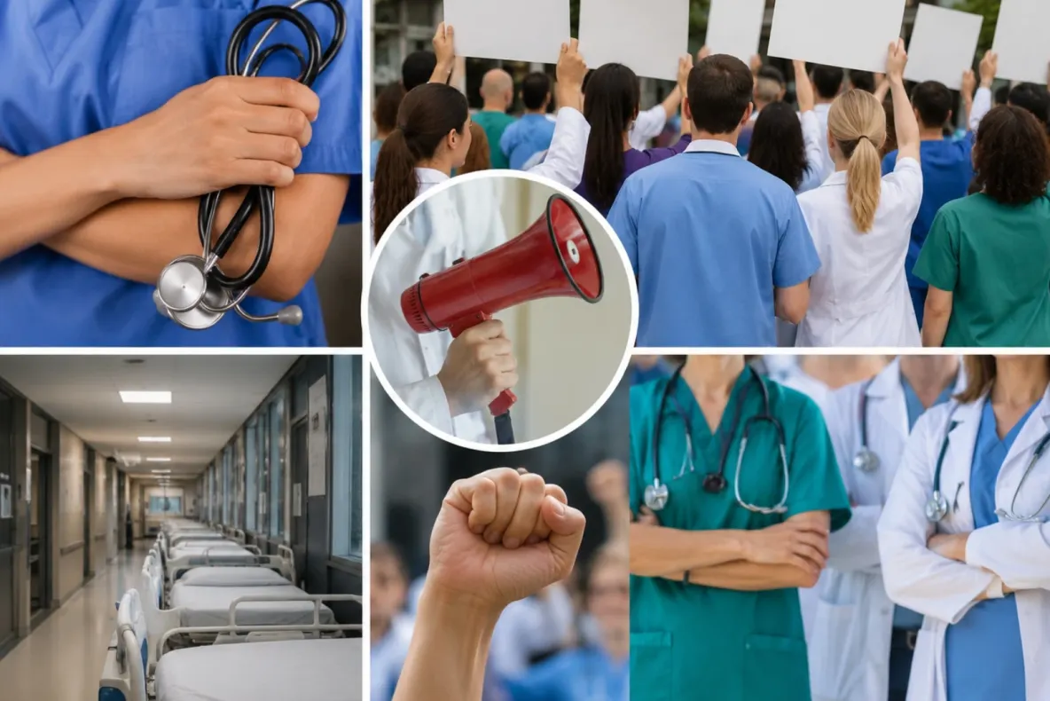 Grevă în peste 500 de spitale din țară, astăzi, de la ora 09:00. Revoltă uriașă față de legea salarizării