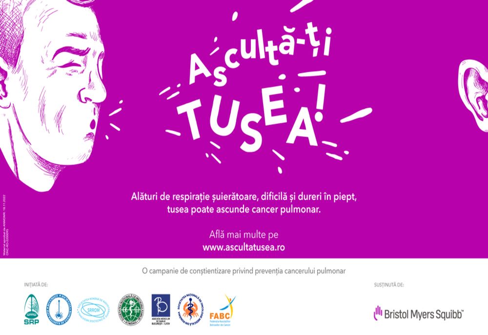 Ascultă-ți tusea! Îndemnul profesioniștilor din domeniul sănătății pentru diagnosticarea precoce a cancerului bronho-pulmonar în România