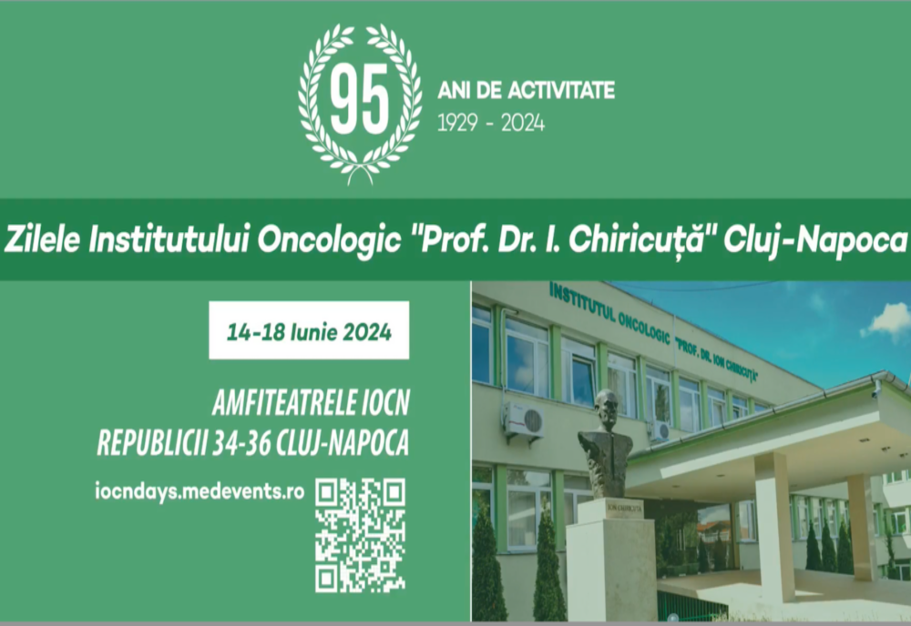 Institutul Oncologic „Prof.Dr. Ion Chiricuță” din Cluj-Napoca (IOCN) împlinește 95 de ani de existență