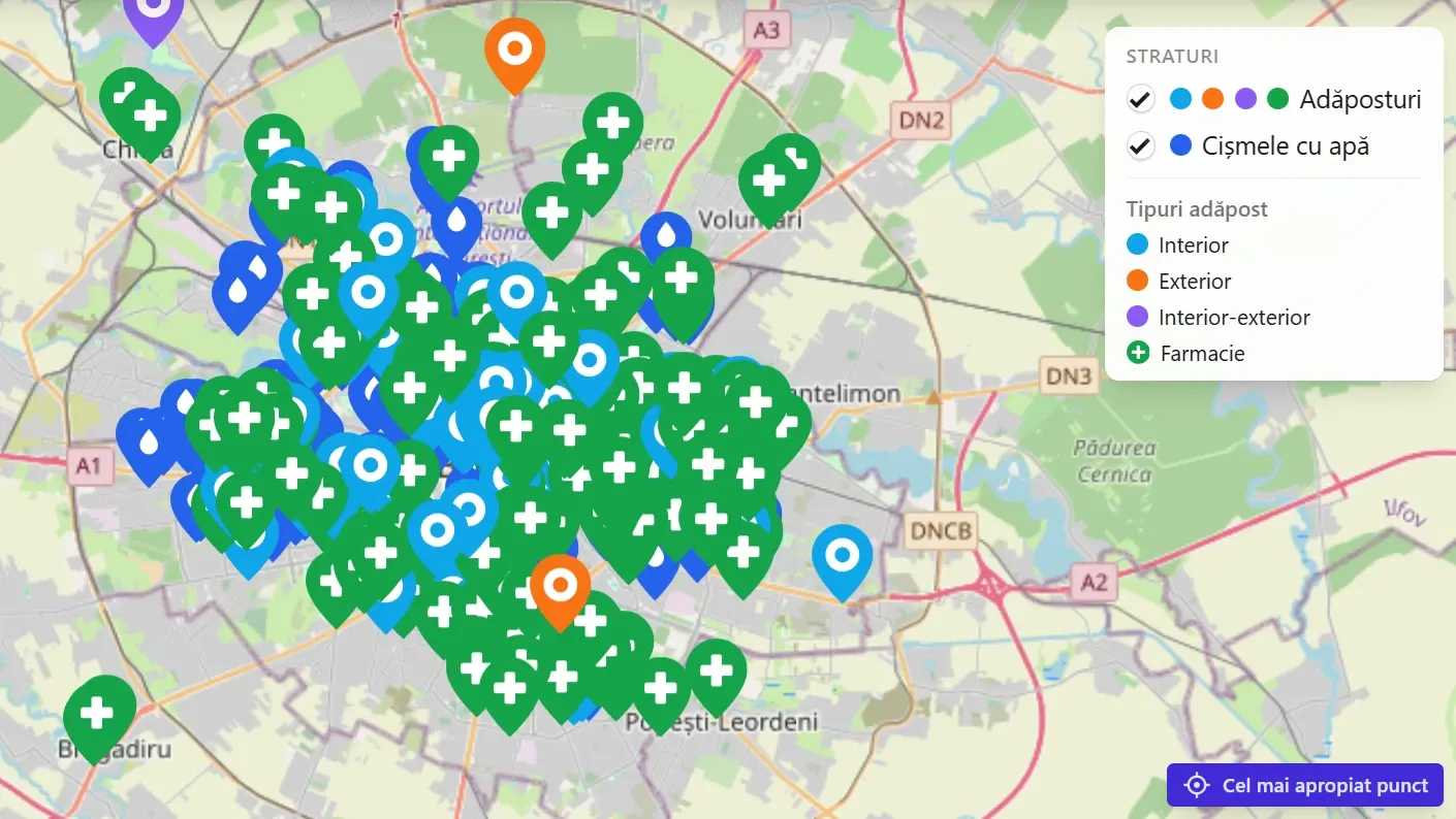 Unde te poți refugia când temperaturile devin insuportabile. Bucureștiul a deschis sute de adăposturi climatice