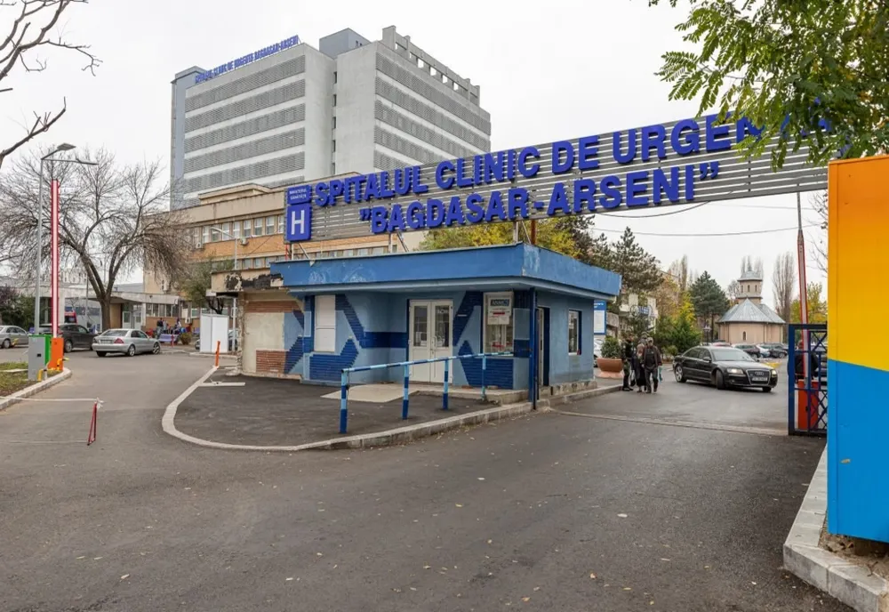 Unitatea de Primiri Urgențe de la Spitalul Bagdasar-Arseni din București, inundată după ploaie