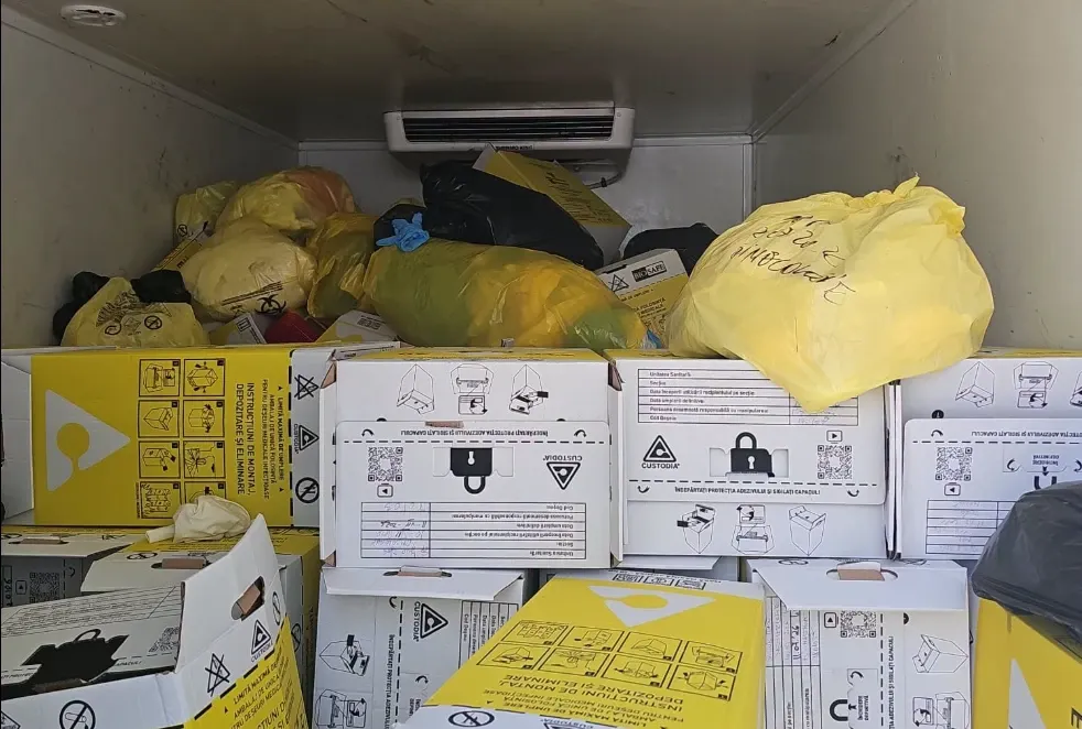 Deșeuri medicale / Foto Garda de Mediu