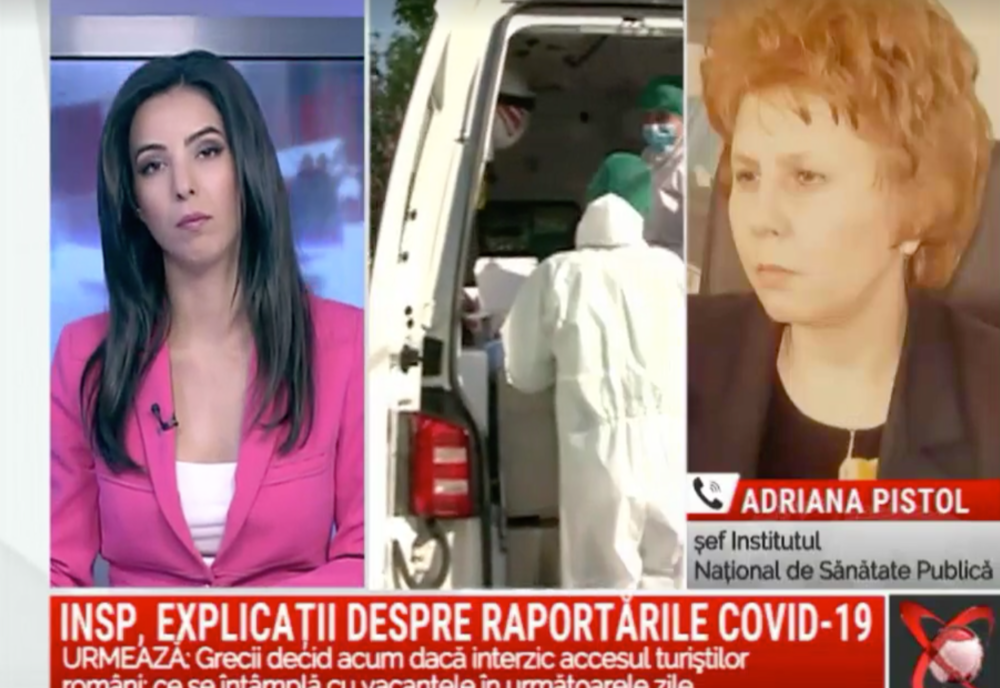 Adriana Pistol (INS), despre testele raportate zilnic: ”Am ajuns la capacitatea de testare dorită de Ministerul Sănătății”