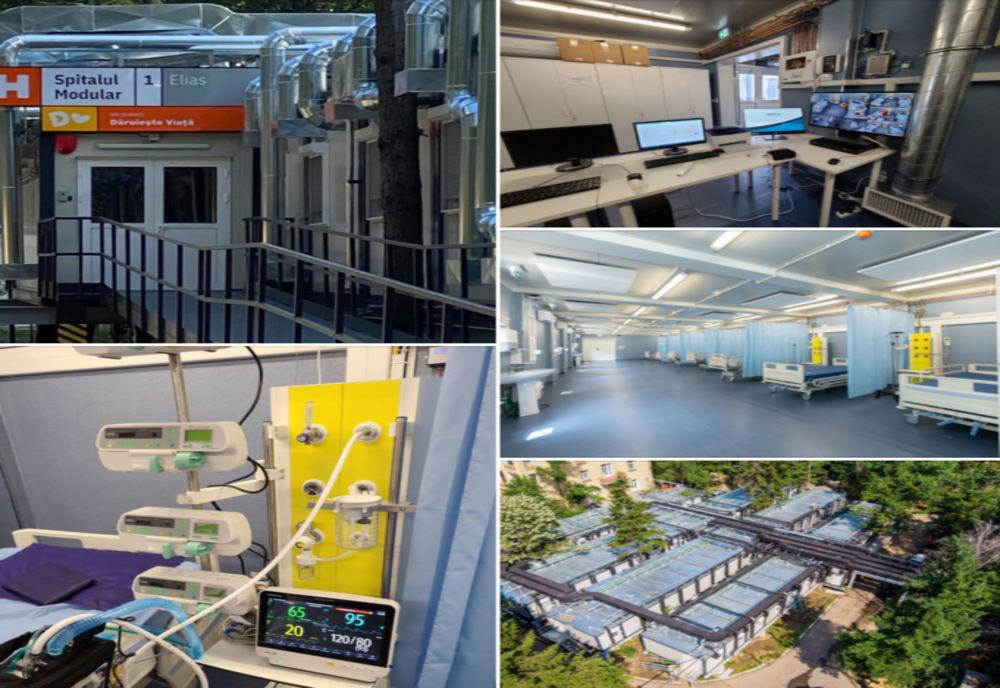 Secţia de Terapie Intensivă de la Spitalul Modular Elias 1, este funcţională începând de astăzi