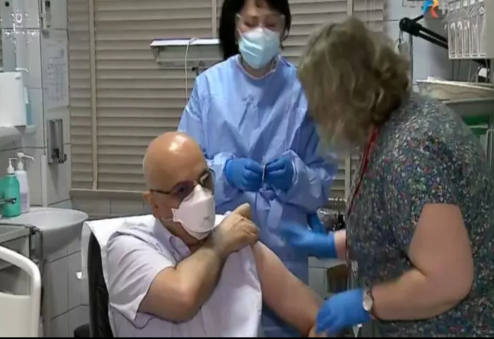Raed Arafat, s-a vaccinat astăzi împotriva COVID-19