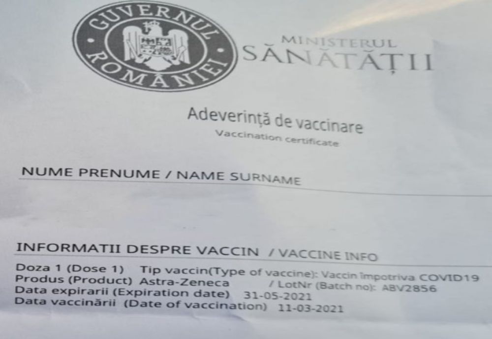 Medic din Cluj, cercetat pentru că a înscris în Registrul Vaccinărilor persoane care nu s-au imunizat. Un caz similar a fost în Bacău