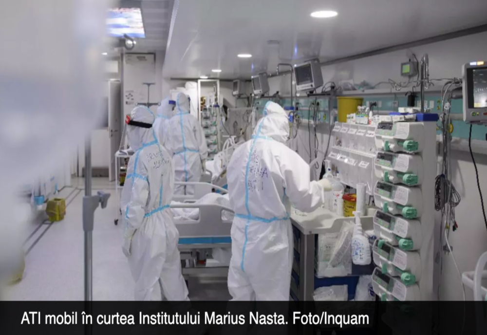 Unitate ATI mobilă în curtea Institutului „Marius Nasta”