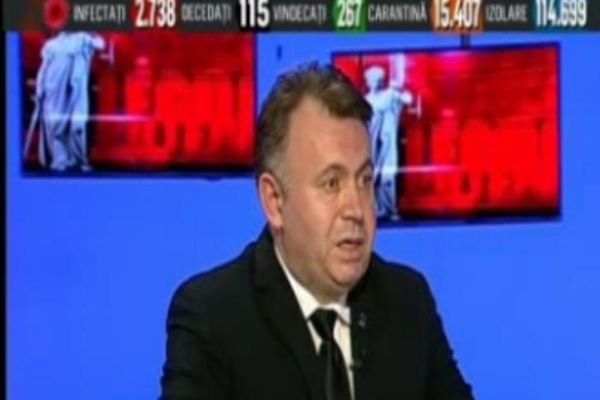 Nelu Tătaru, despre scenariul sumbru cu 2.800 de cazuri Covid-19 pe zi: Este posibil dacă mai intervine o dată CCR sau Avocatul Poporului
