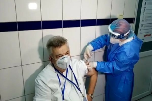 VIDEO Medicul Sorin Rugină, primul constănțean vaccinat împotriva COVID-19