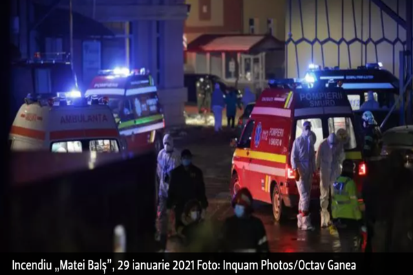 Încă un pacient transferat după incendiul de la Matei Balș a murit. Bilanțul deceselor a ajuns la 12