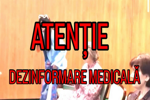 CNAS ȘI MINISTERUL SĂNĂTĂȚII AVERTIZEAZĂ ASUPRA PERICOLULUI DEZINFORMĂRII MEDICALE